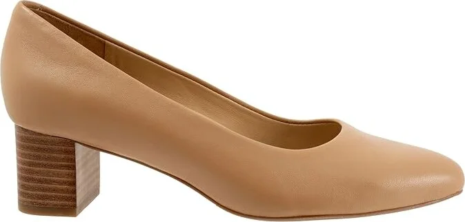 Trotters Kari Women's 1-2 inch heel Shoes Nude/Natural : 10 N (AA), Leather - Image 6