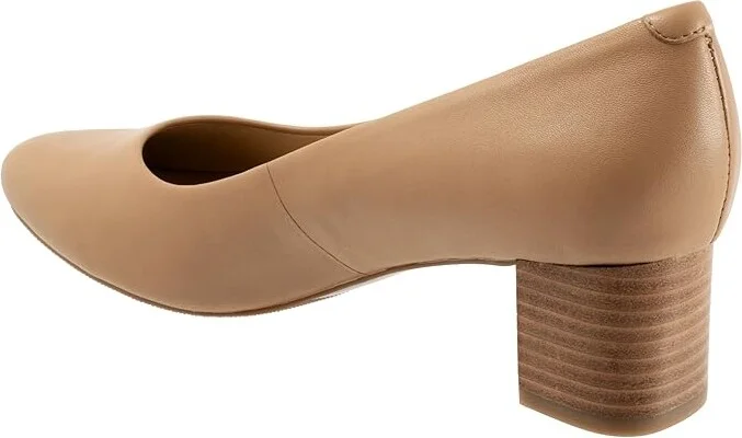 Trotters Kari Women's 1-2 inch heel Shoes Nude/Natural : 10 N (AA), Leather - Image 7