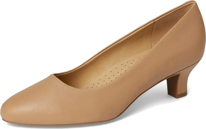 Trotters Kate High Women's Heels Beige : 7 W (D), Leather/Rubber - Image 5