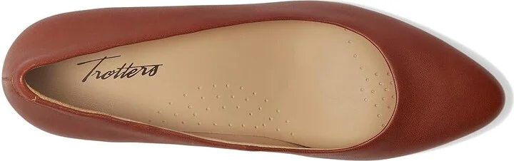 Trotters Kate High Women's Heels Luggage : 9 M (B), Leather/Rubber - Image 2
