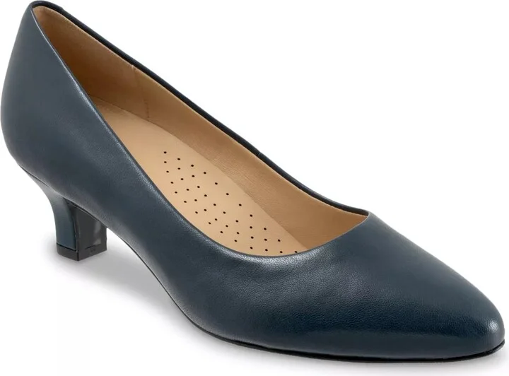 Navy Leather