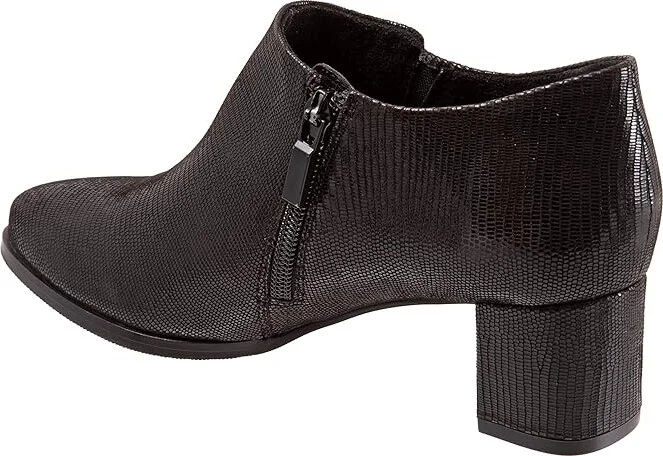 Trotters Keegan Women's Shoes Black Lizard Leather : 7 N (AA) - Image 4