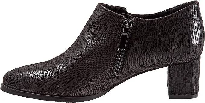 Trotters Keegan Women's Shoes Black Lizard Leather : 7 N (AA) - Image 6