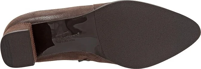 Trotters Keegan Women's Shoes Dark Brown Lizard Leather : 7 N (AA) - Image 3