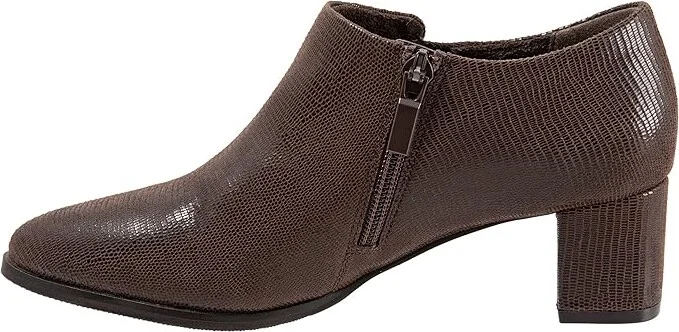 Trotters Keegan Women's Shoes Dark Brown Lizard Leather : 7 N (AA) - Image 6