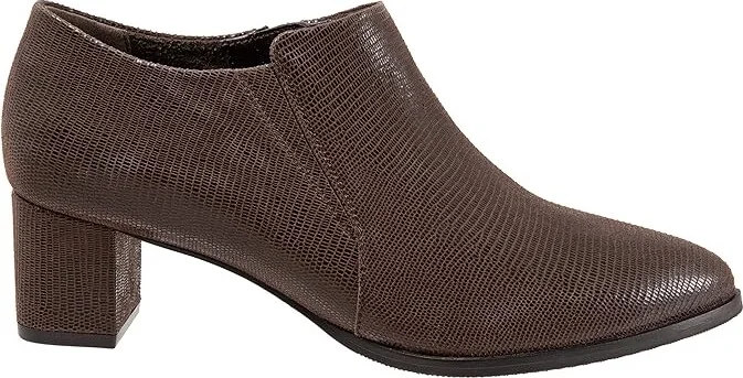 Trotters Keegan Women's Shoes Dark Brown Lizard Leather : 7 N (AA) - Image 7