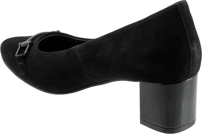 Trotters Kenzie High Women's Heels Black Suede : 8 N (AA) - Image 4