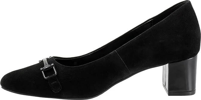 Trotters Kenzie High Women's Heels Black Suede : 8 N (AA) - Image 5