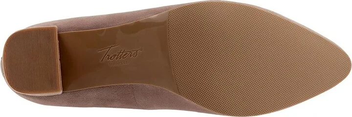Trotters Kenzie High Women's Heels Taupe Suede : 7 N (AA) - Image 3