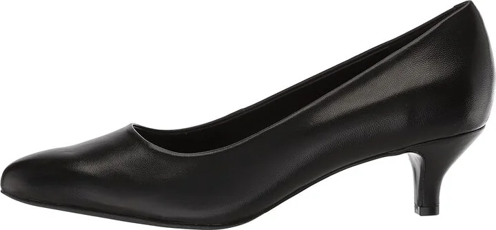 Trotters Kiera Women's 1-2 inch heel Shoes Black Soft Leather : 6 N (AA) - Image 7
