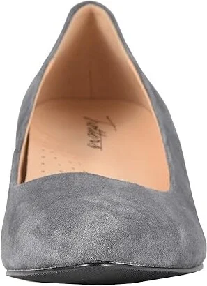 Trotters Kiera Women's 1-2 inch heel Shoes Dark Grey Suede Leather : 5.5 M (B) - Image 6