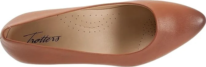 Trotters Kiera Women's 1-2 inch heel Shoes Luggage : 6.5 M (B), Leather - Image 2
