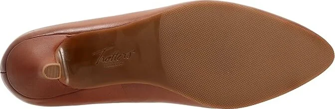 Trotters Kiera Women's 1-2 inch heel Shoes Luggage : 6.5 M (B), Leather - Image 3