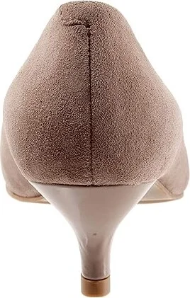 Trotters Kiera Women's 1-2 inch heel Shoes Taupe Suede : 9 W (D) - Image 4