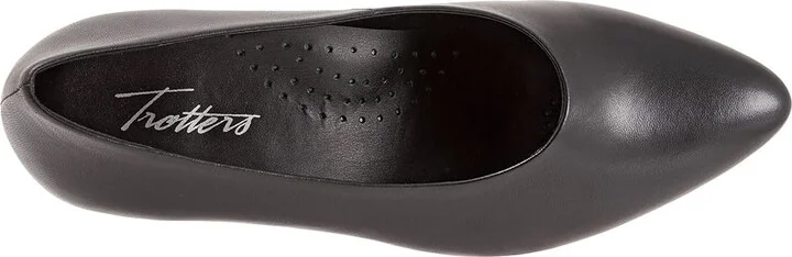 Trotters Kimber High Women's Heels Black : 8.5 N (AA), Leather - Image 2