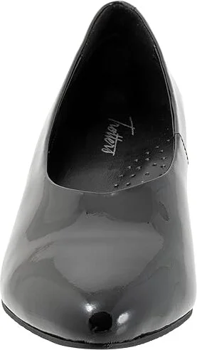 Trotters Kimber High Women's Heels Black Patent : 7 N (AA), Leather - Image 5