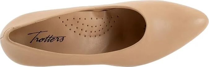 Trotters Kimber High Women's Heels Nude : 9 W (D), Leather - Image 2