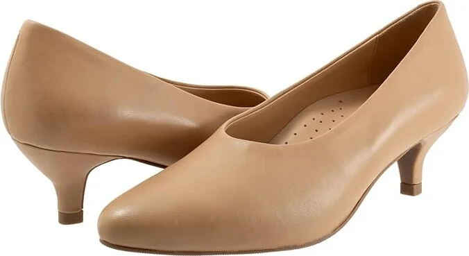 Trotters Kimber High Women's Heels Nude : 9 W (D), Leather