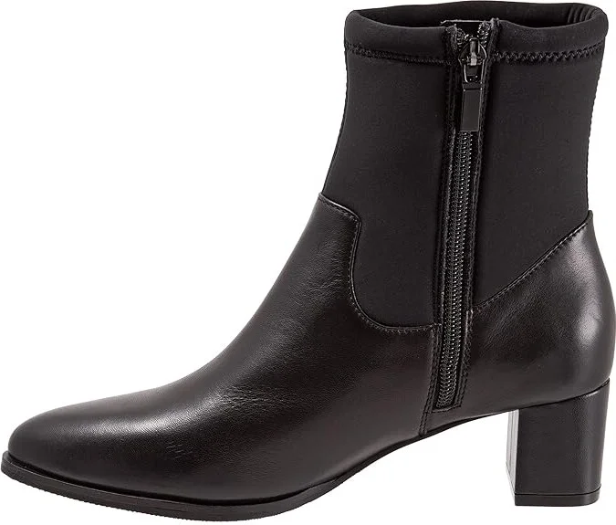 Trotters Kippy Women's Boots Black Leather : 7.5 N (AA) - Image 6
