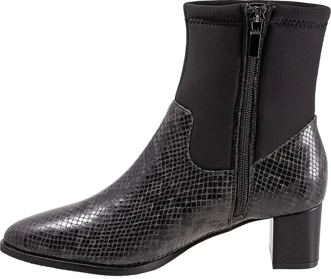 Trotters Kippy Women's Boots Dark Grey Snake Leather : 9 M (B) - Image 6