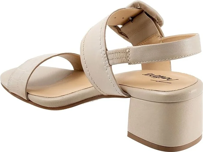 Trotters Laila Women's Shoes Ivory : 7.5 M (B), Leather - Image 4