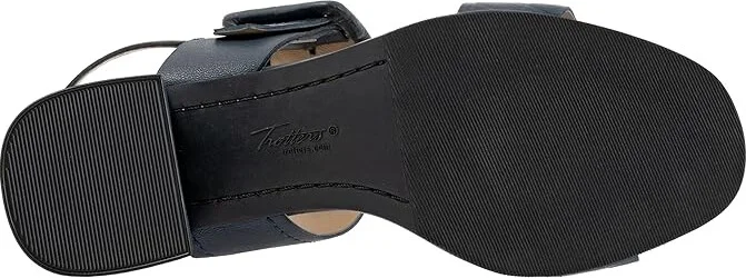 Trotters Laila Women's Shoes Navy : 6 W (D), Leather - Image 3