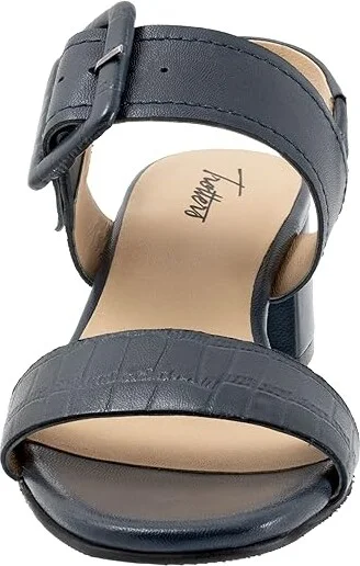 Trotters Laila Women's Shoes Navy : 6 W (D), Leather - Image 5
