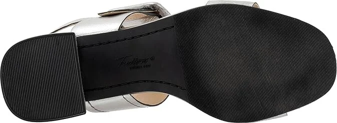 Trotters Laila Women's Shoes Pewter Metallic : 6.5 W (D), Leather - Image 3