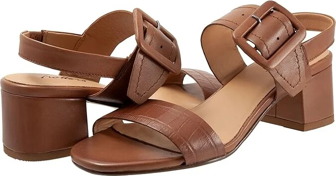 Trotters Laila Women's Shoes Tan : 6 W (D), Leather
