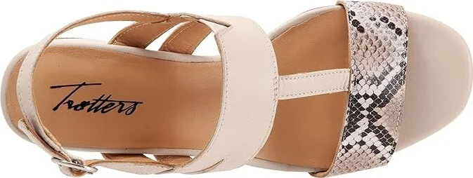 Trotters Larissa Women's Shoes Ivory : 10.5 M (B), Leather - Image 2