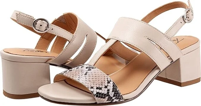 Trotters Larissa Women's Shoes Ivory : 10.5 M (B), Leather