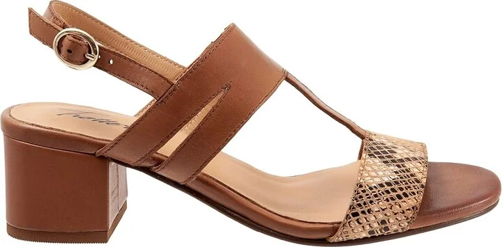Trotters Larissa Women's Shoes Luggage : 10 W (D), Leather - Image 7
