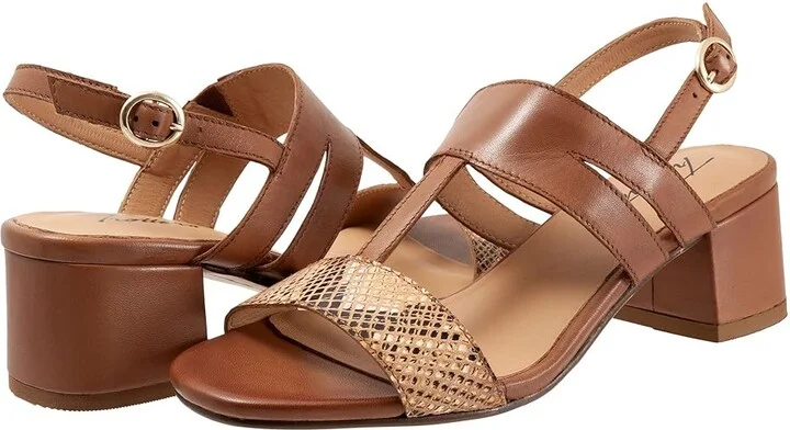 Trotters Larissa Women's Shoes Luggage : 10 W (D), Leather