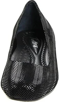 Trotters Lauren Women's Wedge Shoes Black Suede Patent Leather : 6 N (AA) - Image 6