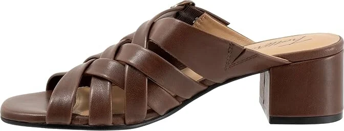 Trotters Lauri Women's Sandals Dk Brown : 9.5 W (D), Leather - Image 5