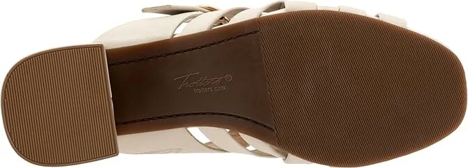 Trotters Lauri Women's Sandals Ivory : 9 W (D), Leather - Image 3