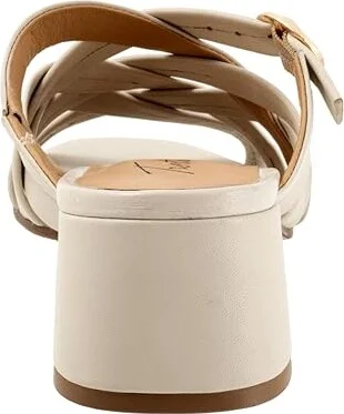 Trotters Lauri Women's Sandals Ivory : 9 W (D), Leather - Image 4