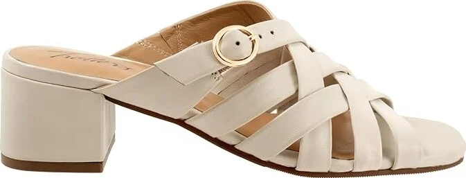 Trotters Lauri Women's Sandals Ivory : 9 W (D), Leather - Image 6
