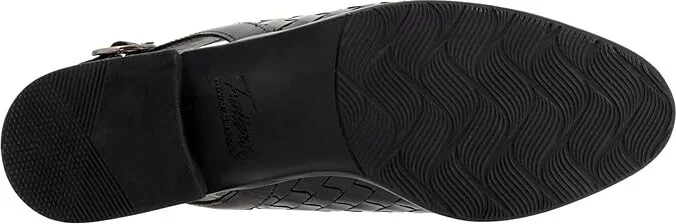 Trotters Lea Women's Flat Shoes Black : 10 M (B), Leather/Rubber - Image 3