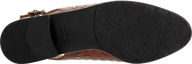 Trotters Lea Women's Flat Shoes Brown : 6.5 M (B), Leather/Rubber - Image 3