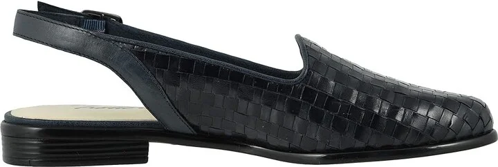 Trotters Lena Women's Shoes Navy : 7 N (AA), Leather - Image 8