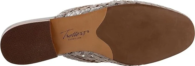 Trotters Leona Women's Shoes Grey Leather : 5.5 M (B) - Image 3