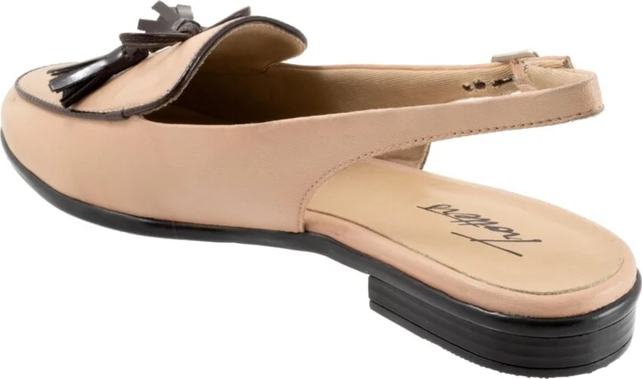 Trotters Lillie Flat - Beige/dark brown - Image 3