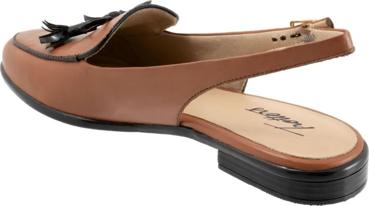 Trotters Lillie Flat - Beige/dark brown - Image 9