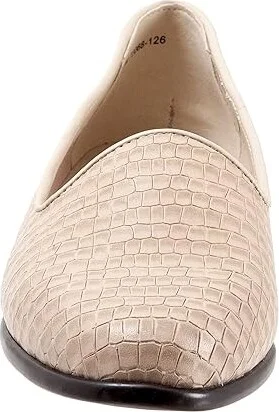 Trotters Liz Croco Women's Shoes Bone Leather : 9 WW (EE) - Image 5