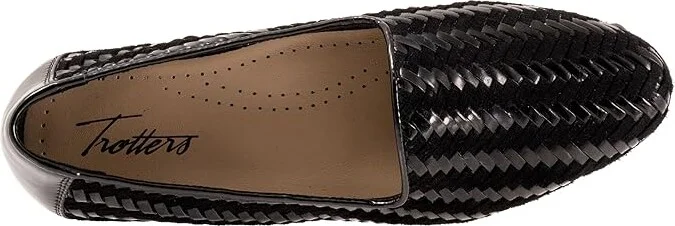 Trotters Liz III Women's Shoes Black/Black : 6.5 W (D), Leather - Image 2