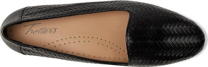Trotters Liz III Women's Shoes Black Leather : 10 WW (EE) - Image 2
