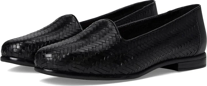Trotters Liz III Women's Shoes Black Leather : 10 WW (EE)