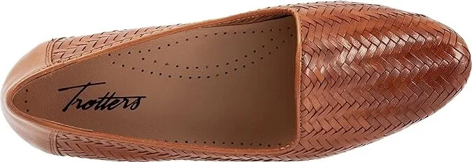 Trotters Liz III Women's Shoes Brown Leather : 11 N (AA) - Image 2