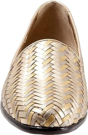 Trotters Liz III Women's Shoes Metallic : 6.5 M (B), Leather - Image 5